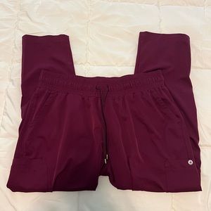 Beyond Scrubs Dream Comfort Drawstring Pants, Wine